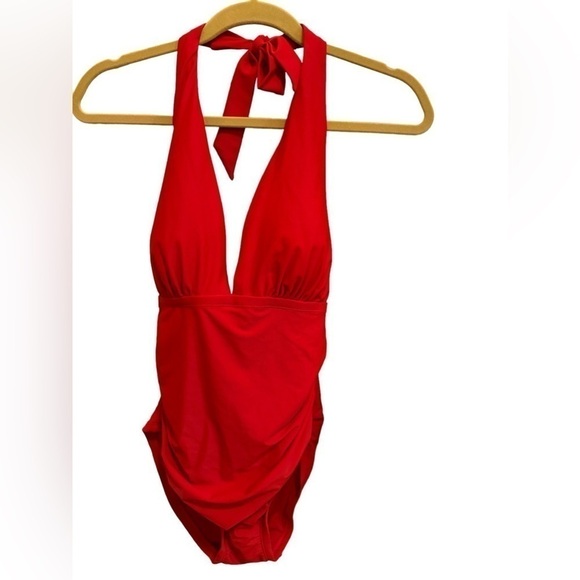 NWOT Tommy Hilfiger | Halter-Neck Swimsuit - Picture 1 of 4